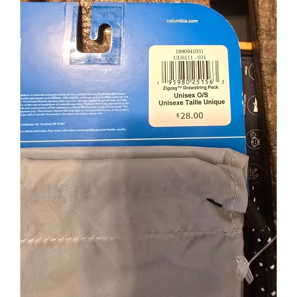 Columbia Zigzag Drawstring Pack New - Picture 6 of 8